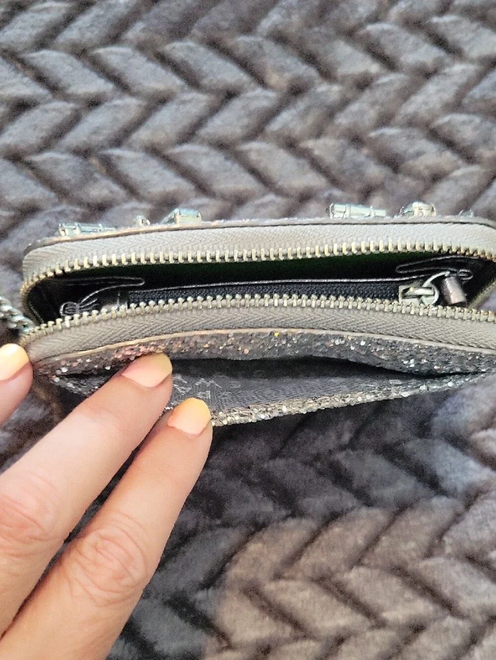 kate spade sparkling silver