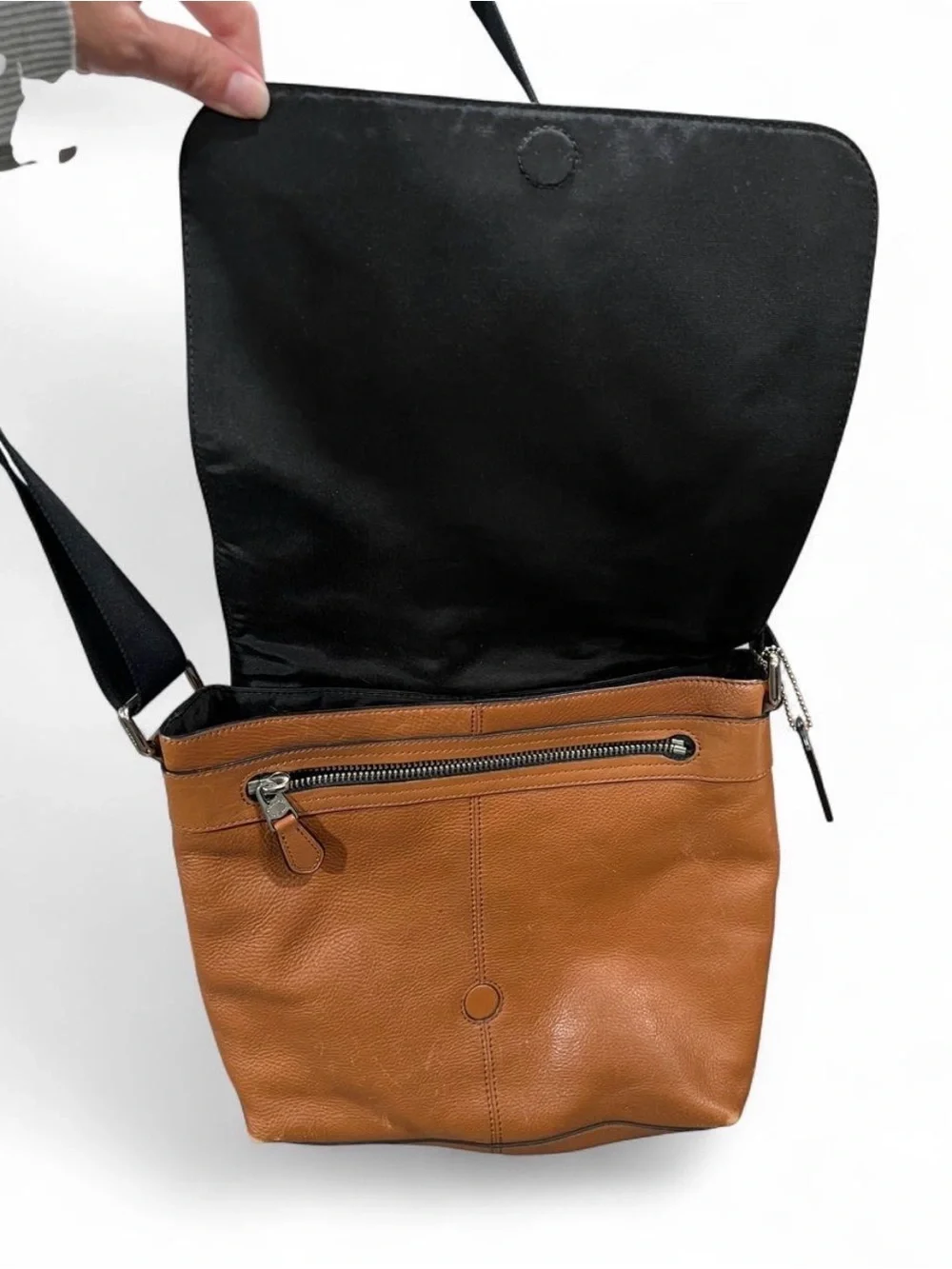 Coach black tan