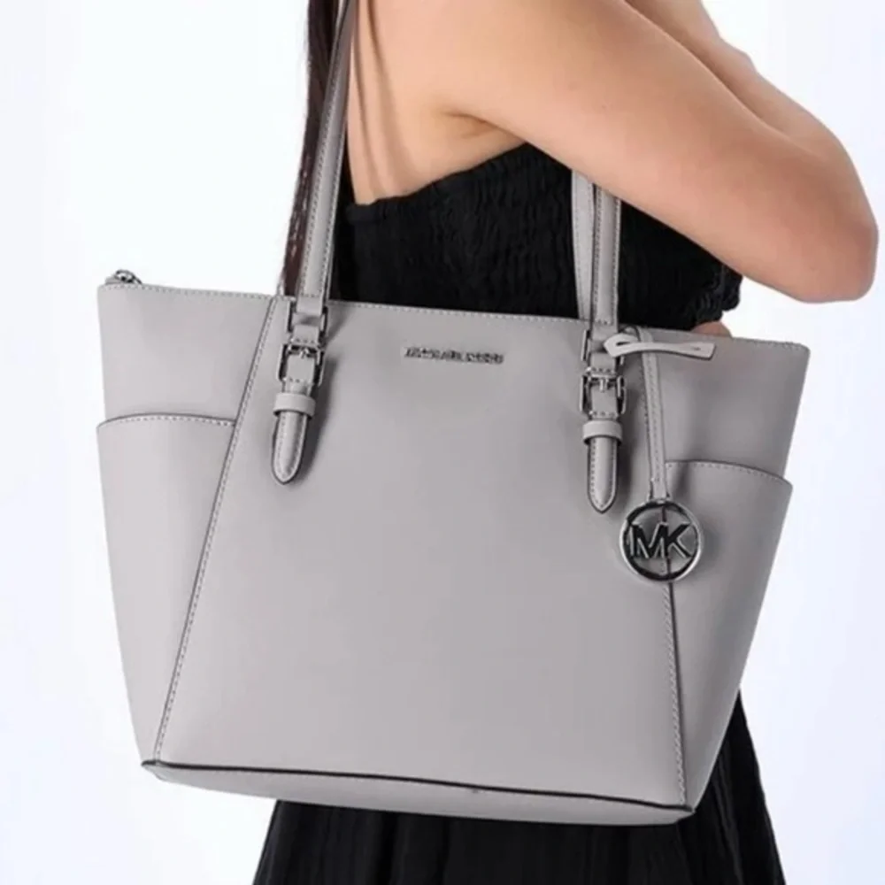 UEC Michael Kors light gray medium Tote