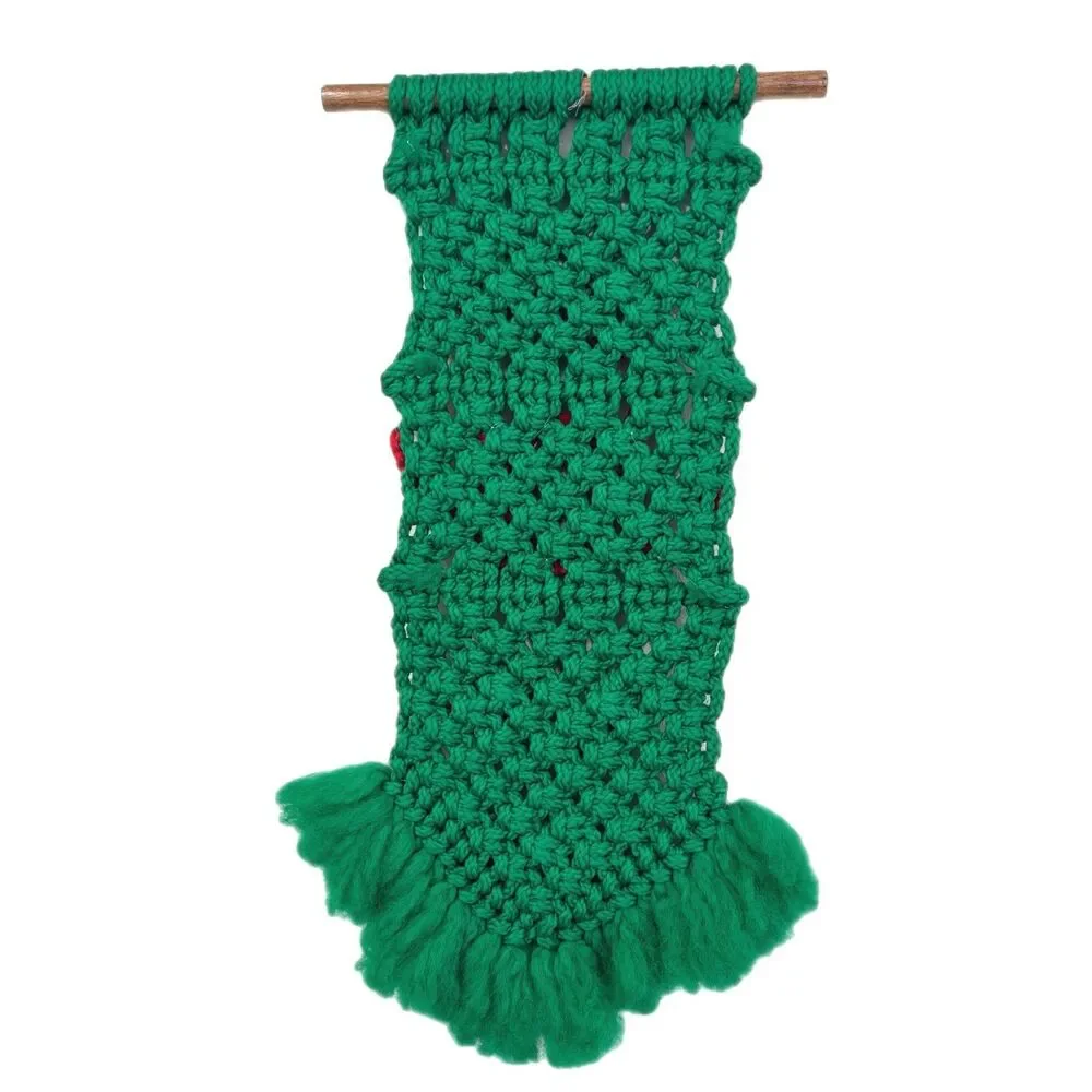 Handmade 70s macrame