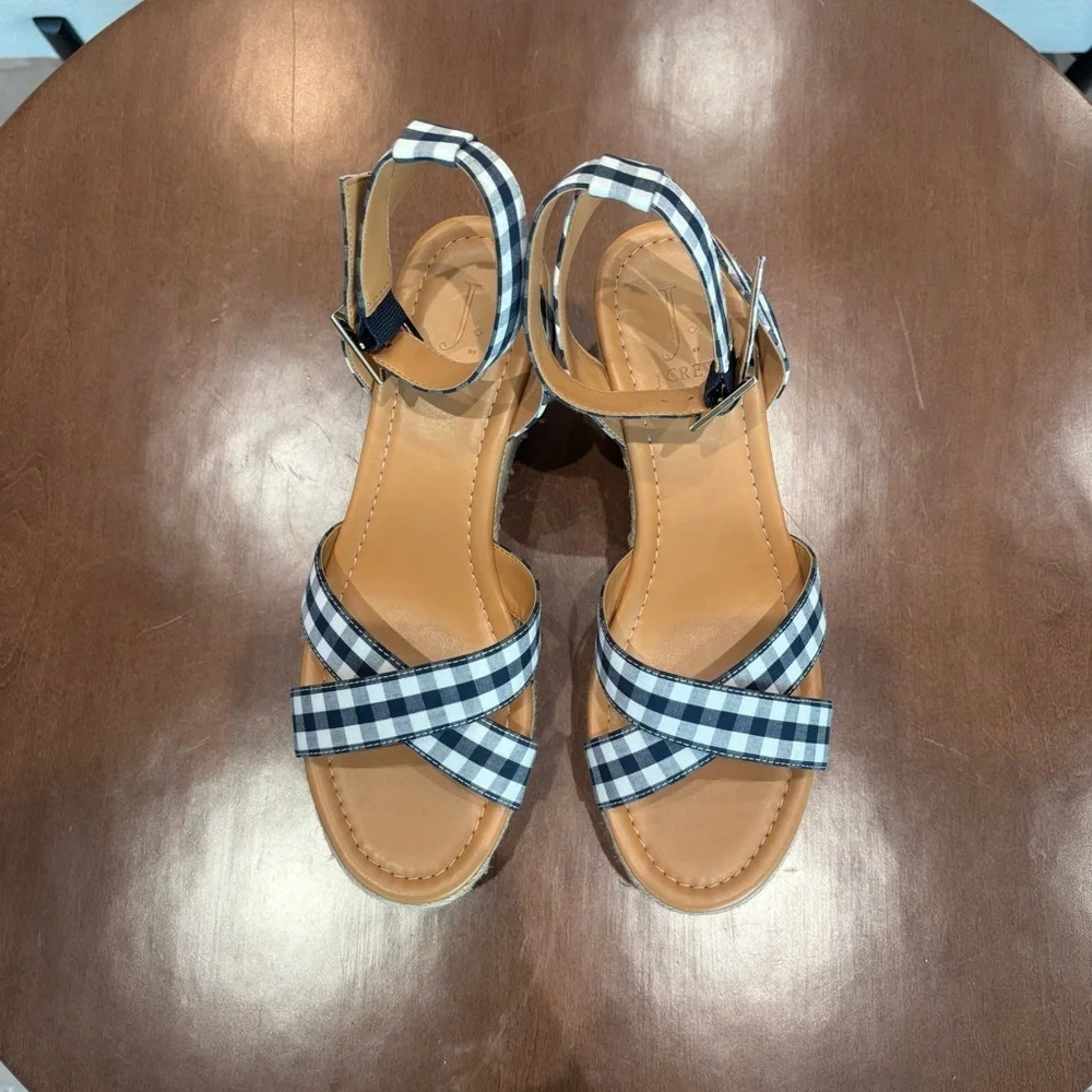 J. Crew fabric upper