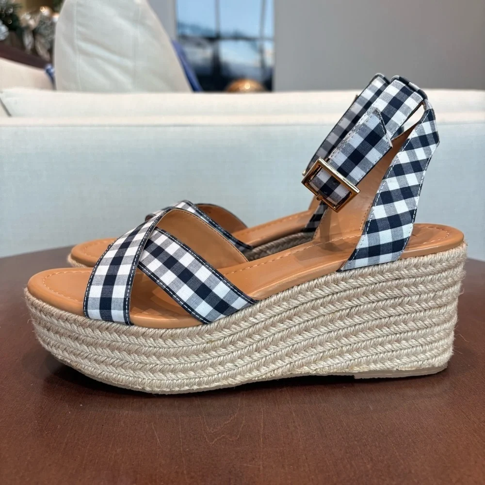 J. Crew fabric upper