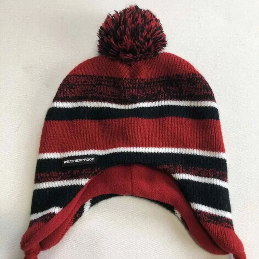 Weatherproof earflap beanie