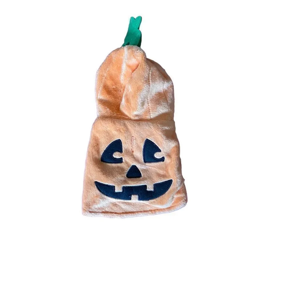 Claires dog pumpkin Halloween costume/coat size extra small