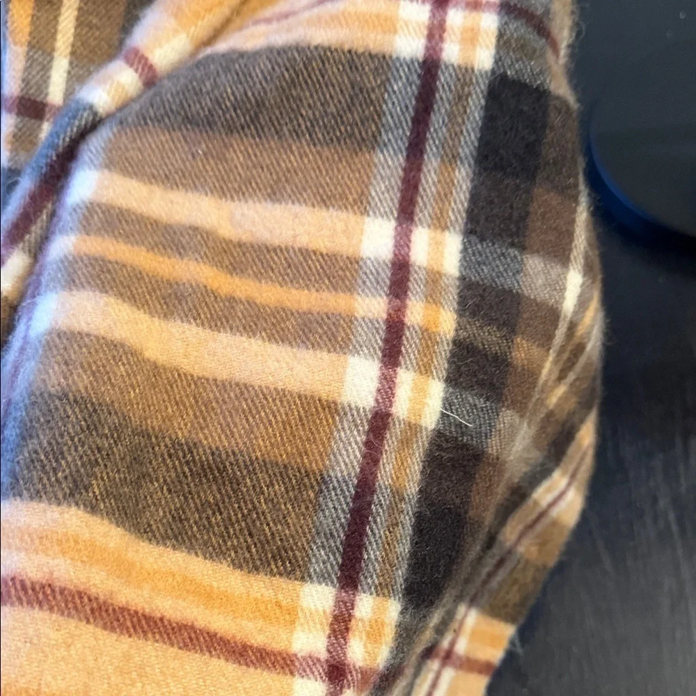 Steve Madden Checkered Scarf in Yellow and Brown