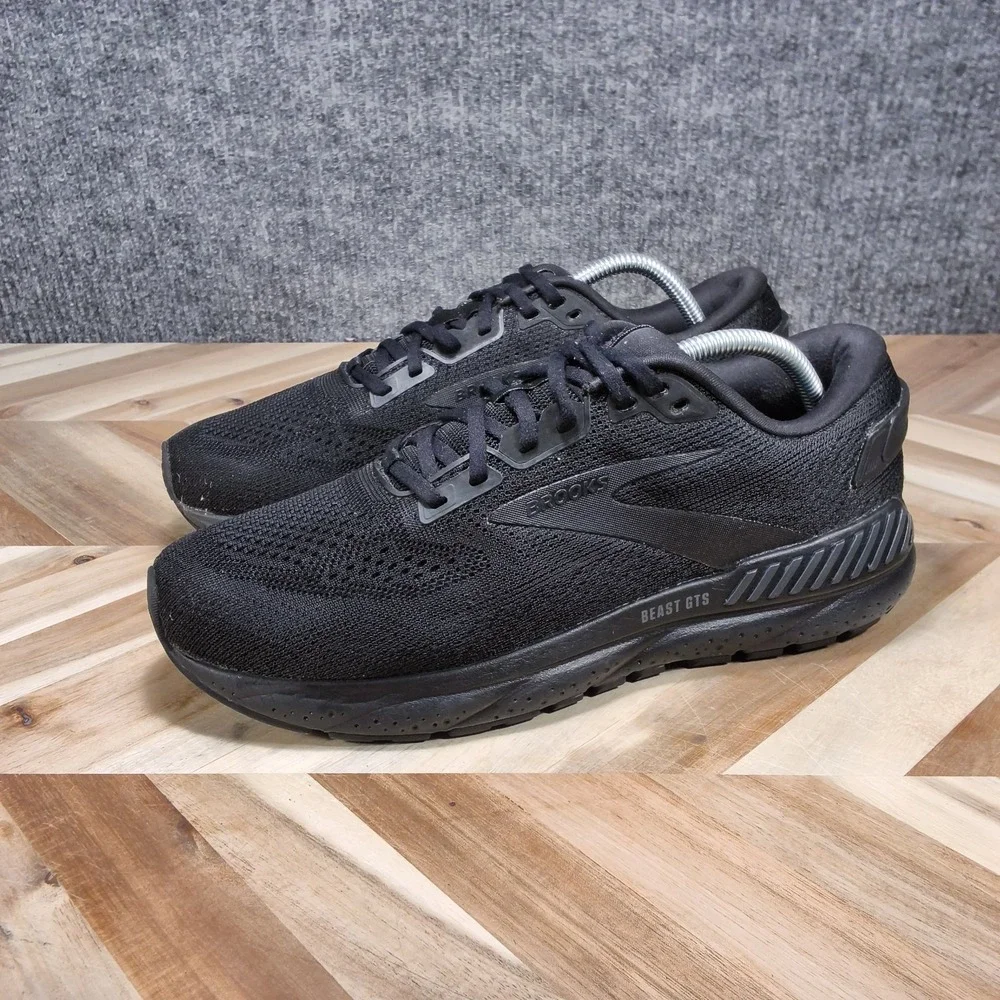 Brooks Beast GTS 24 Mens 10 D Running Shoes Black Black 1104251D020  Comfort