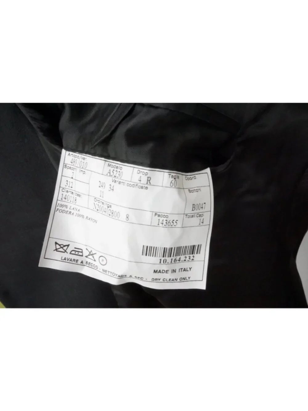 Burberry approximate measurements