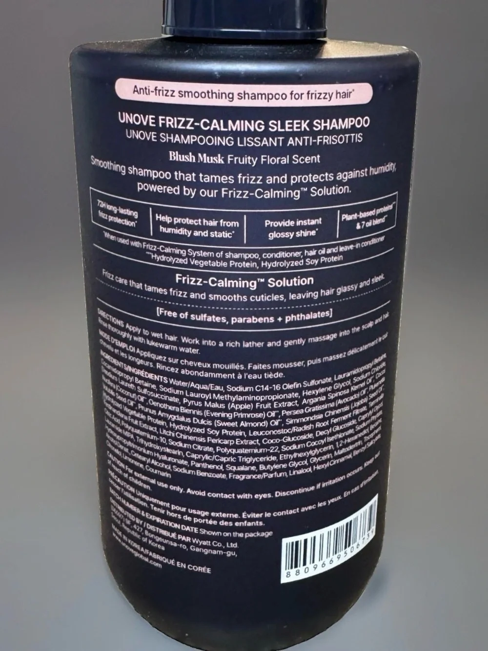 UNOVE frizz calming