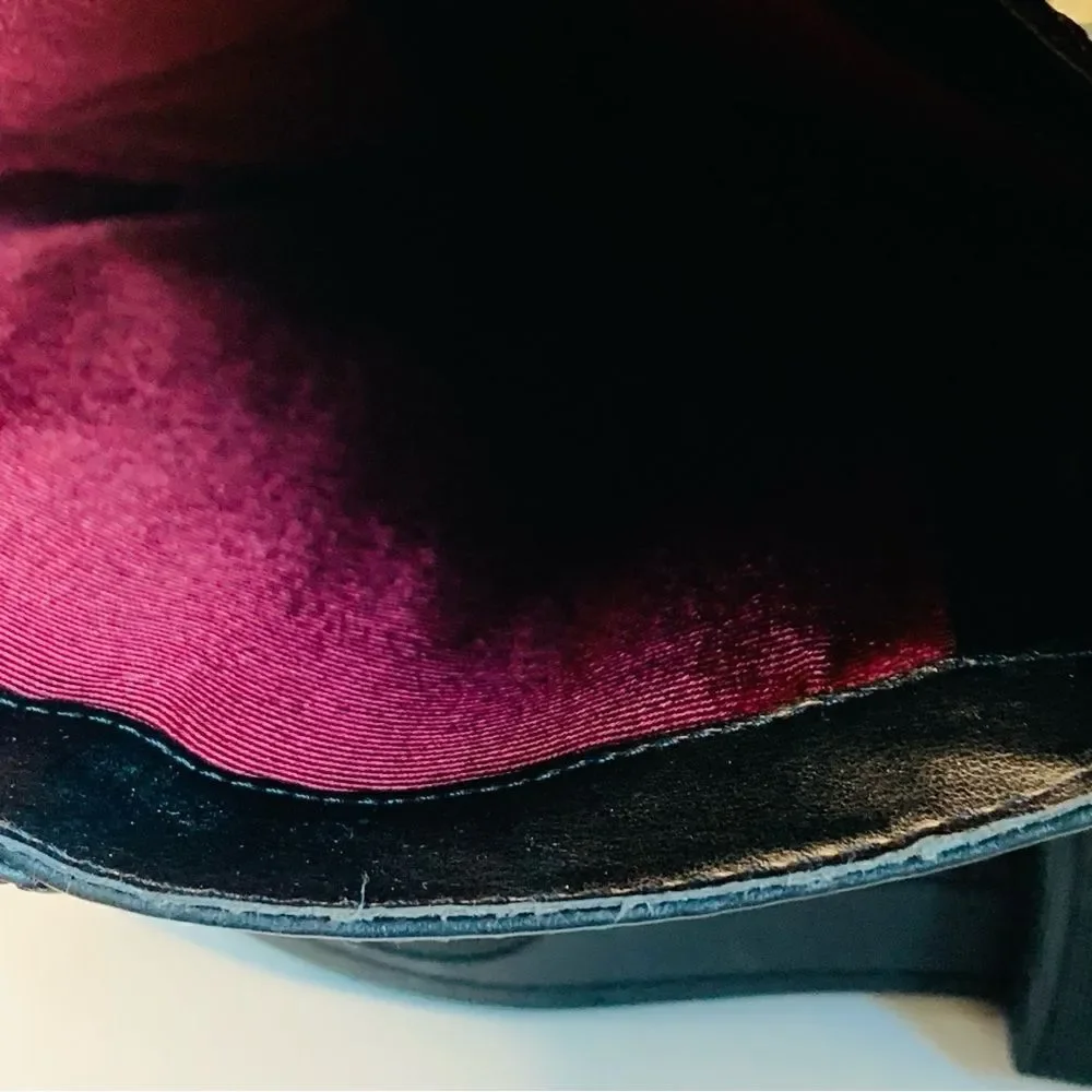 Tommy Hilfiger leather wide