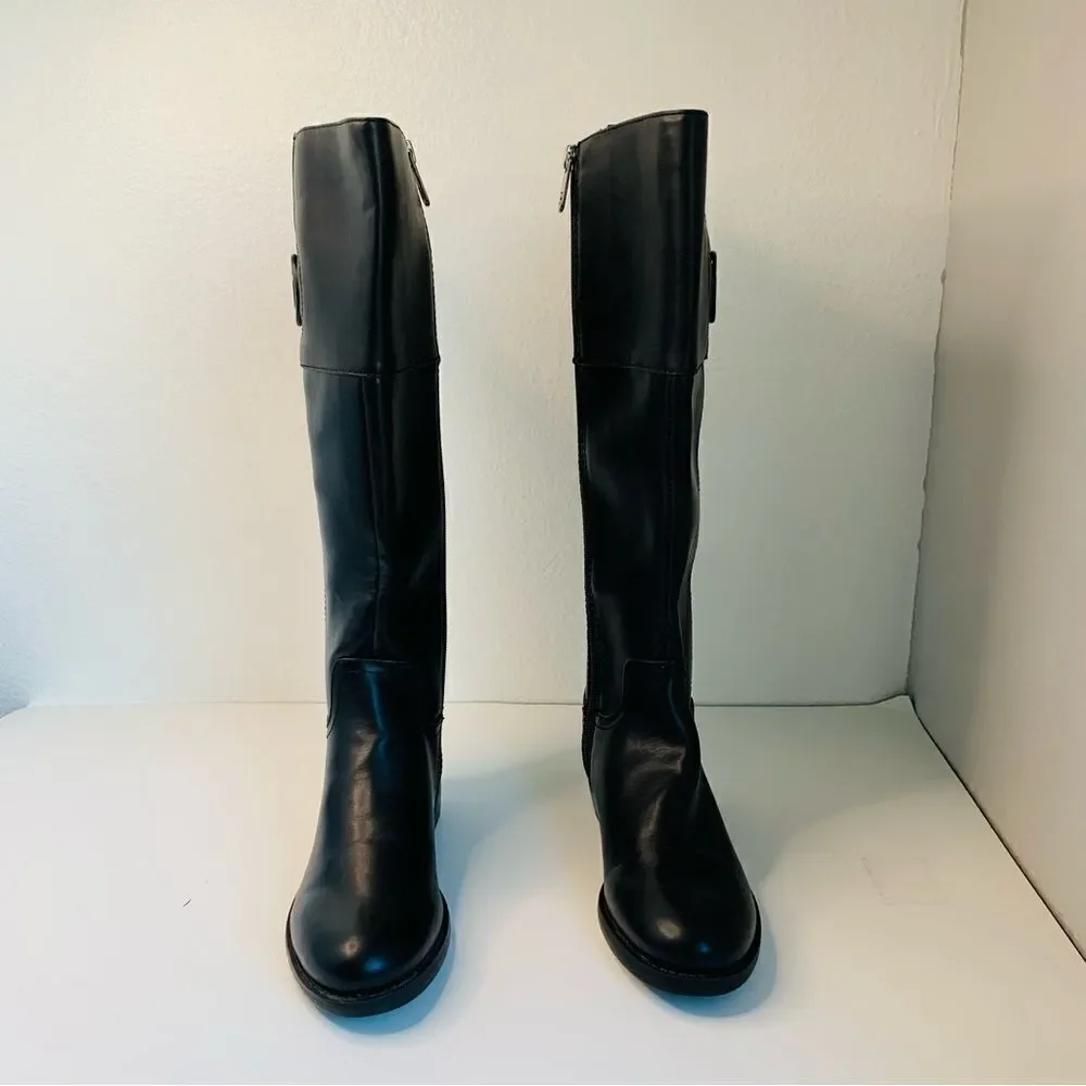 Tommy Hilfiger leather wide