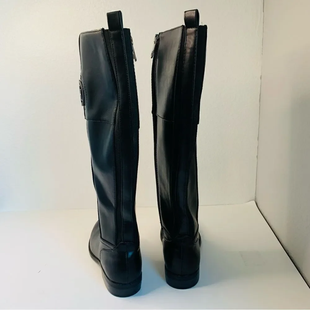 Tommy Hilfiger leather wide