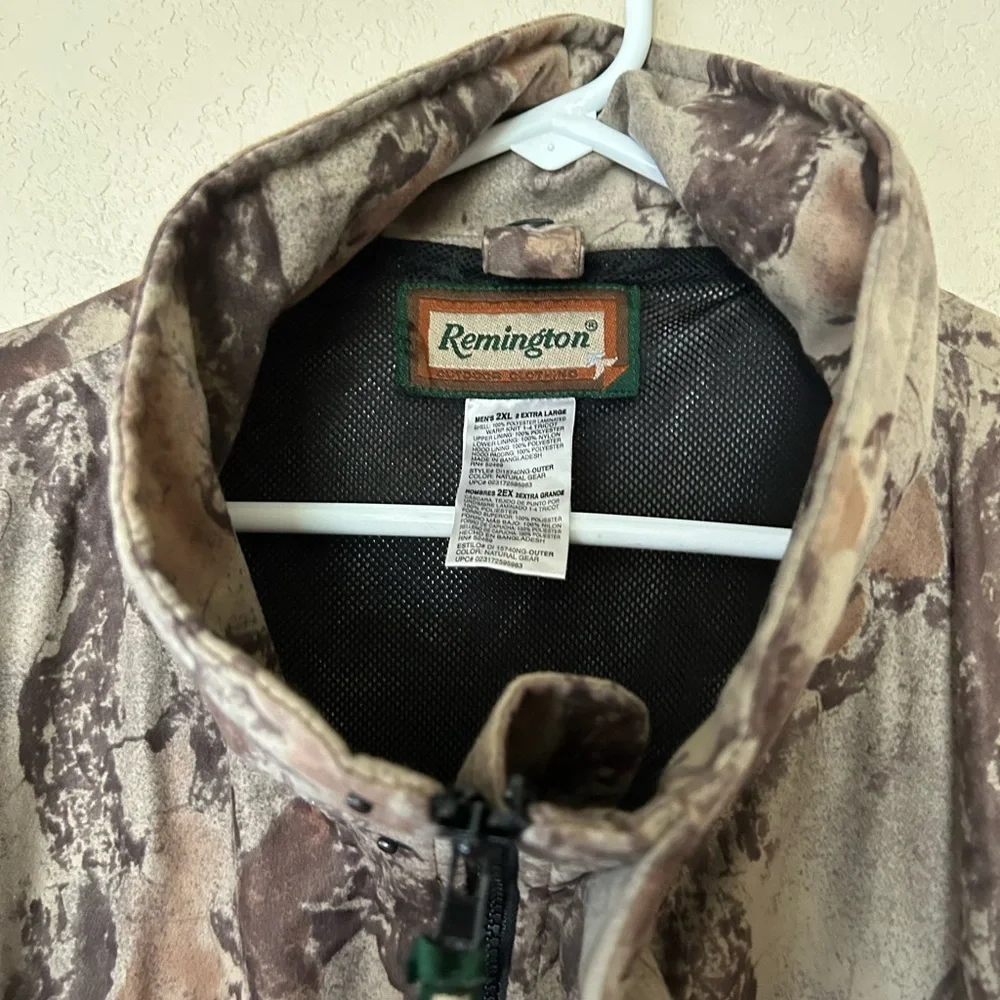 Remington Camouflage Hunting Jacket 3X Brown Camo Field Coat Outdoors Tactical