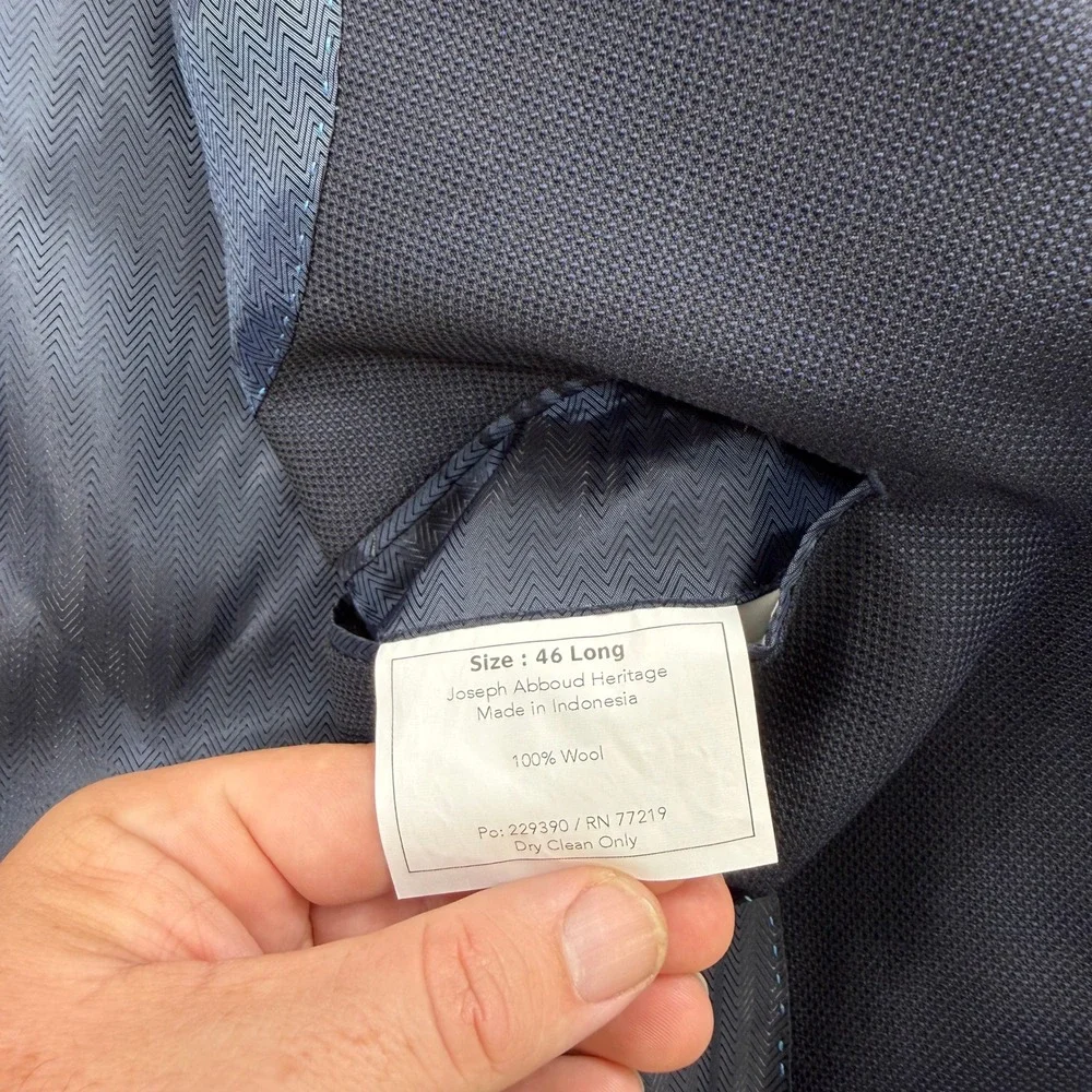 Joseph Abboud noted silhouette