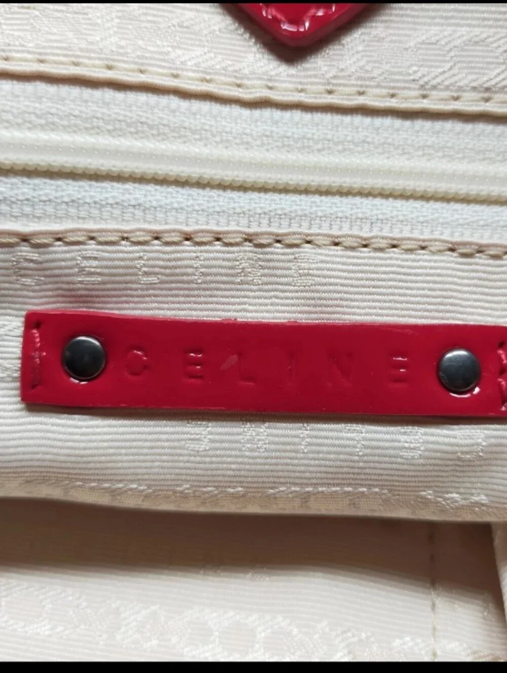Celine glossy red