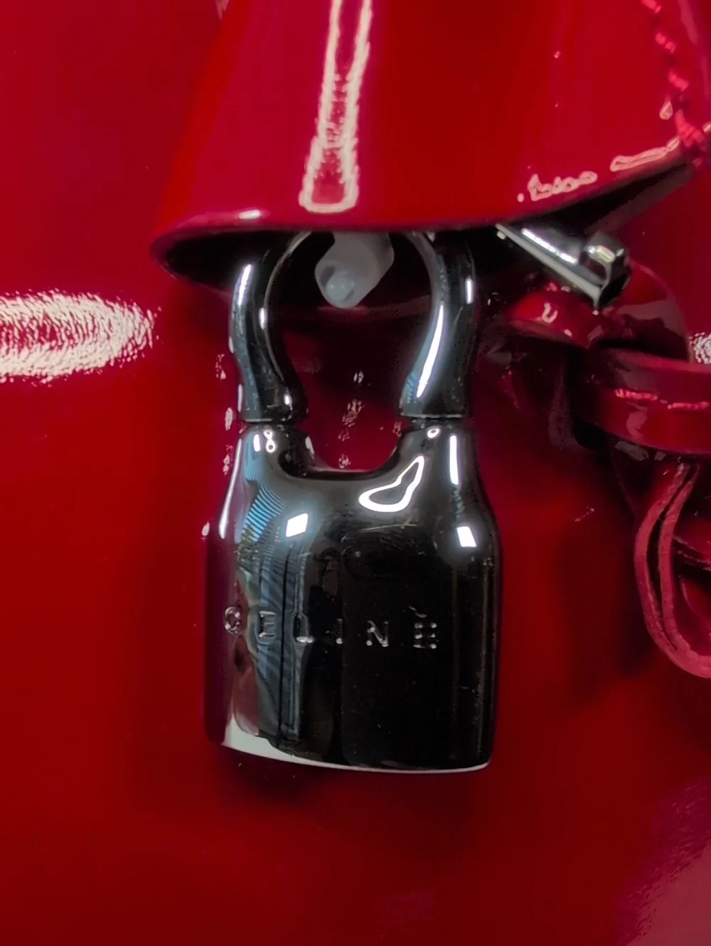Celine glossy red