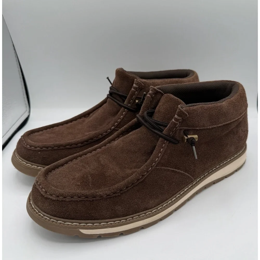 Eddie Bauer Mens Chukka Boots Brown Suede Size 12 M