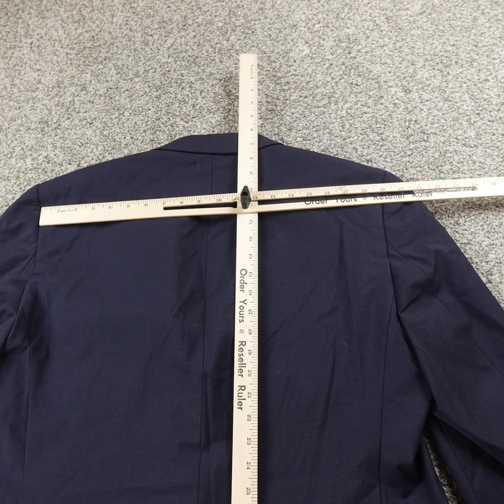 NEW Calvin Klein Blazer Mens 46R Blue Extra Slim Wool Sport Coat Suit Jacket Top