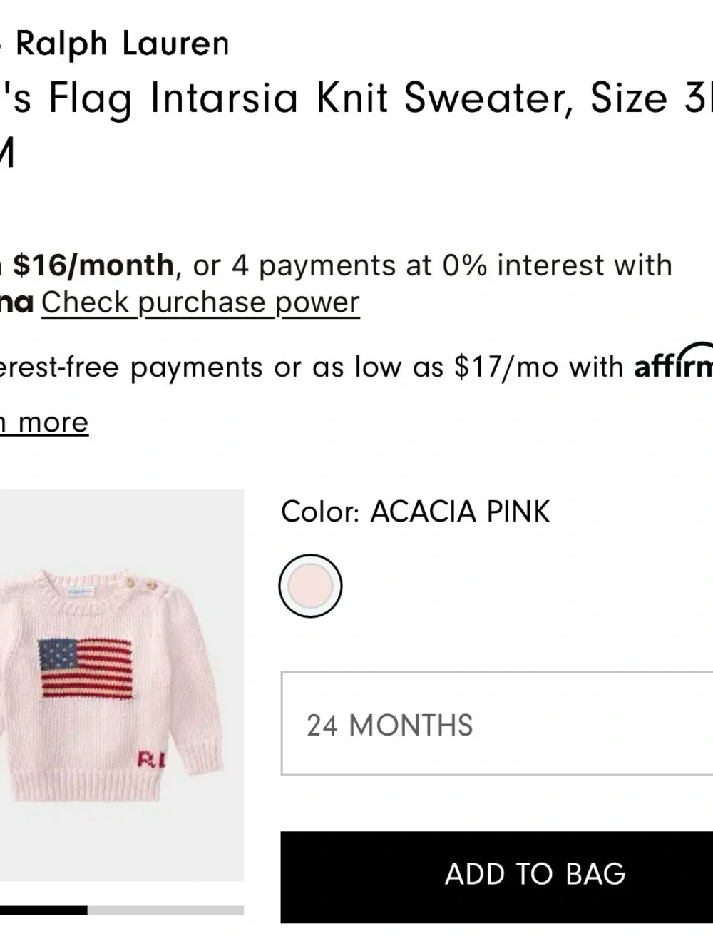 Ralph Lauren soft acacia
