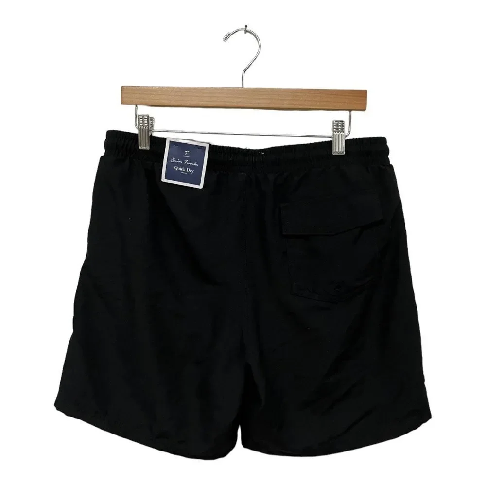 NWT CLUB ROOM | Men's Deep Black Quick-Dry Performance Solid 5