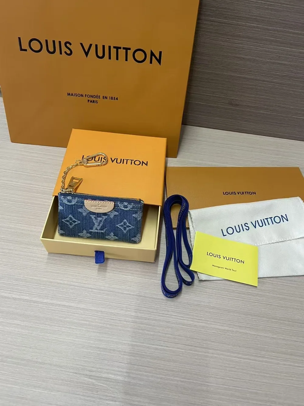 Louis Vuitton denim monogram