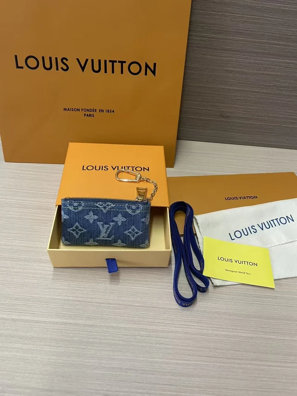 Louis Vuitton denim monogram