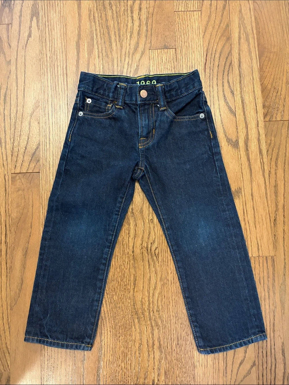 Toddler Boys GAP 1969 Straight Leg Jeans - Dark Wash