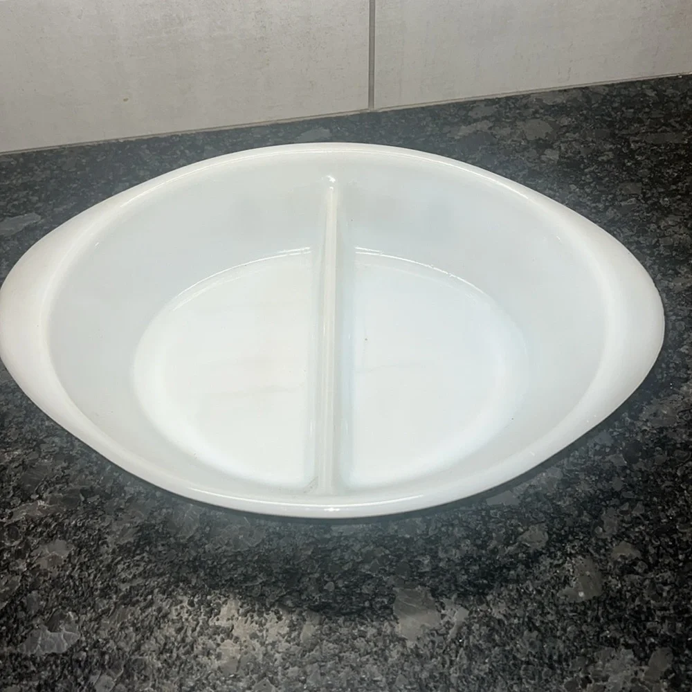 Glasbake divided milk