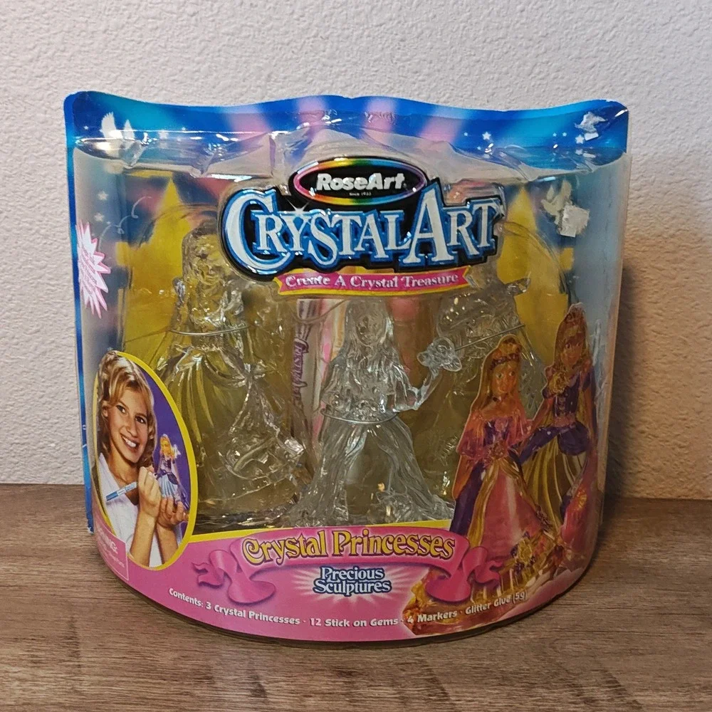 RoseArt Crystal Art Precious Sculptures Multi Princess Craft Kit 5619