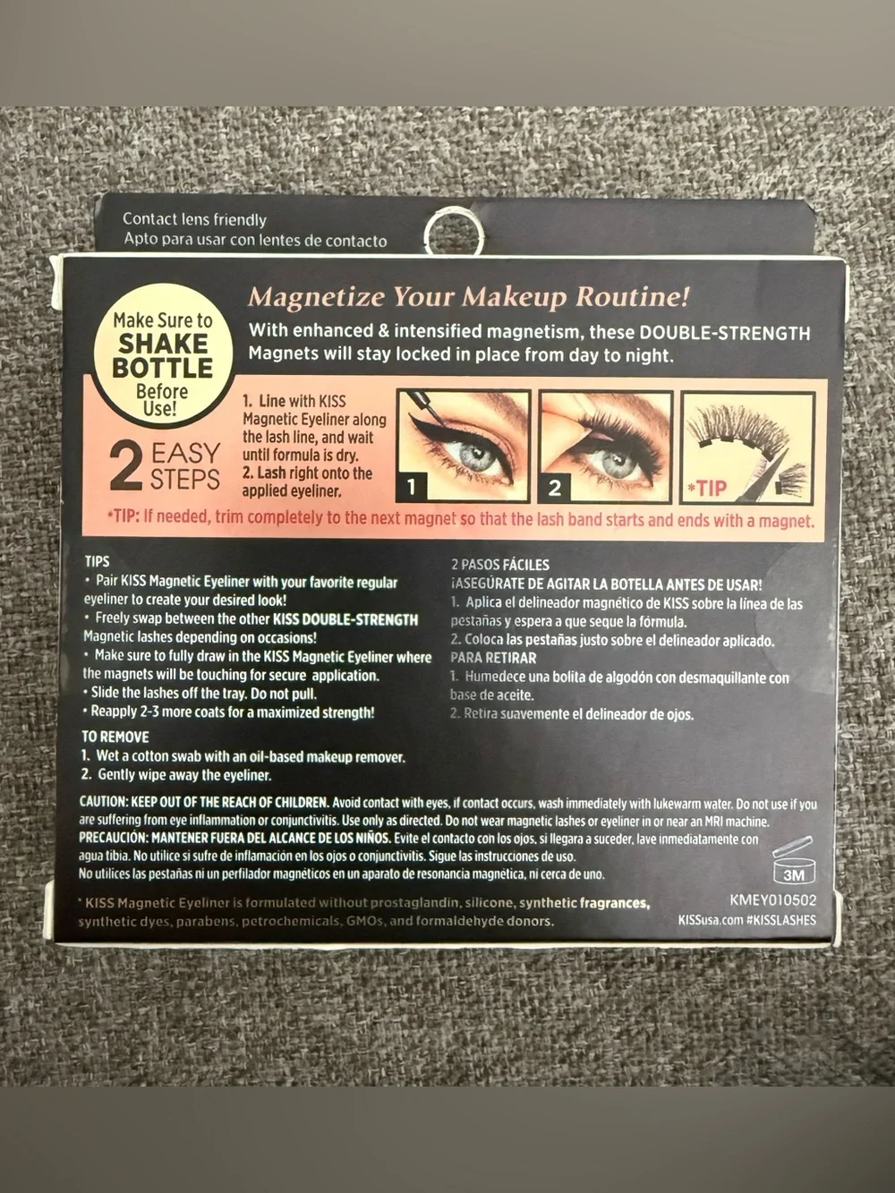 KISS Magnetic Eyeliner - Black New in Box
