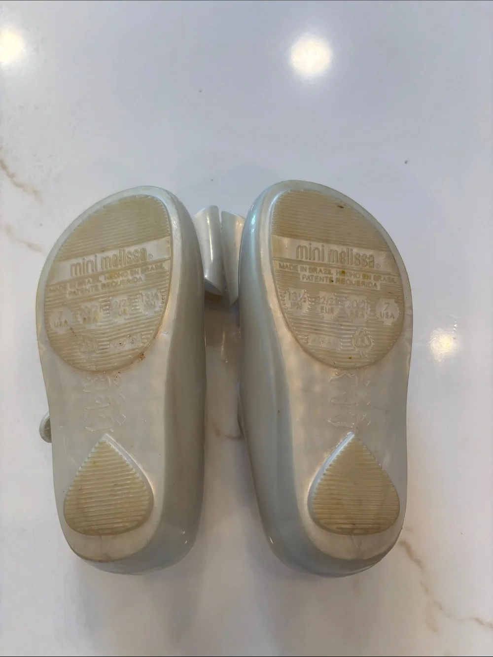 Mini Melissa glossy white
