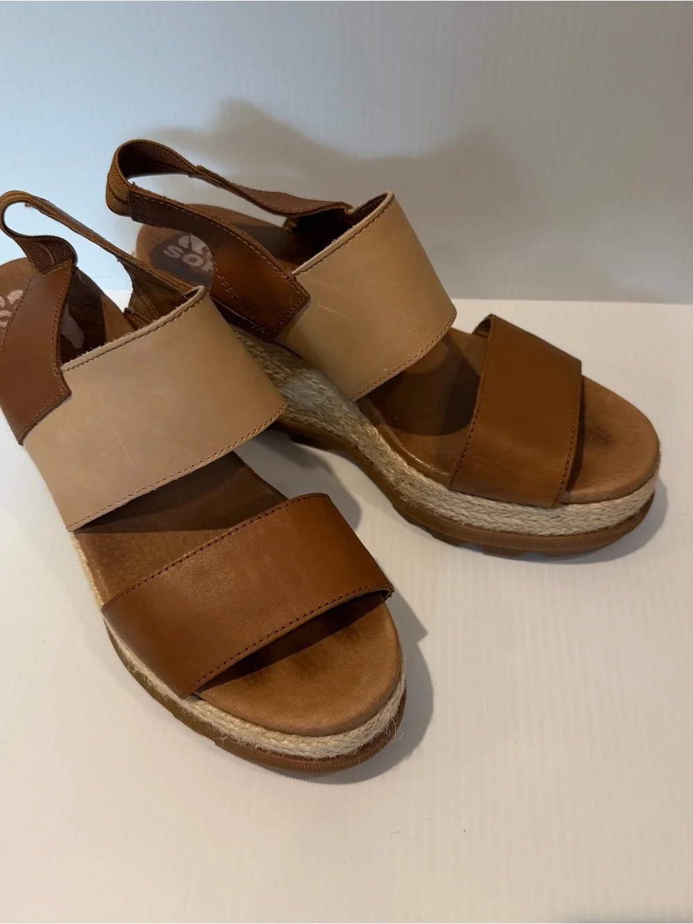 Sorel Women’s Joanie II Two-Tone Wedge Slingback Sandals