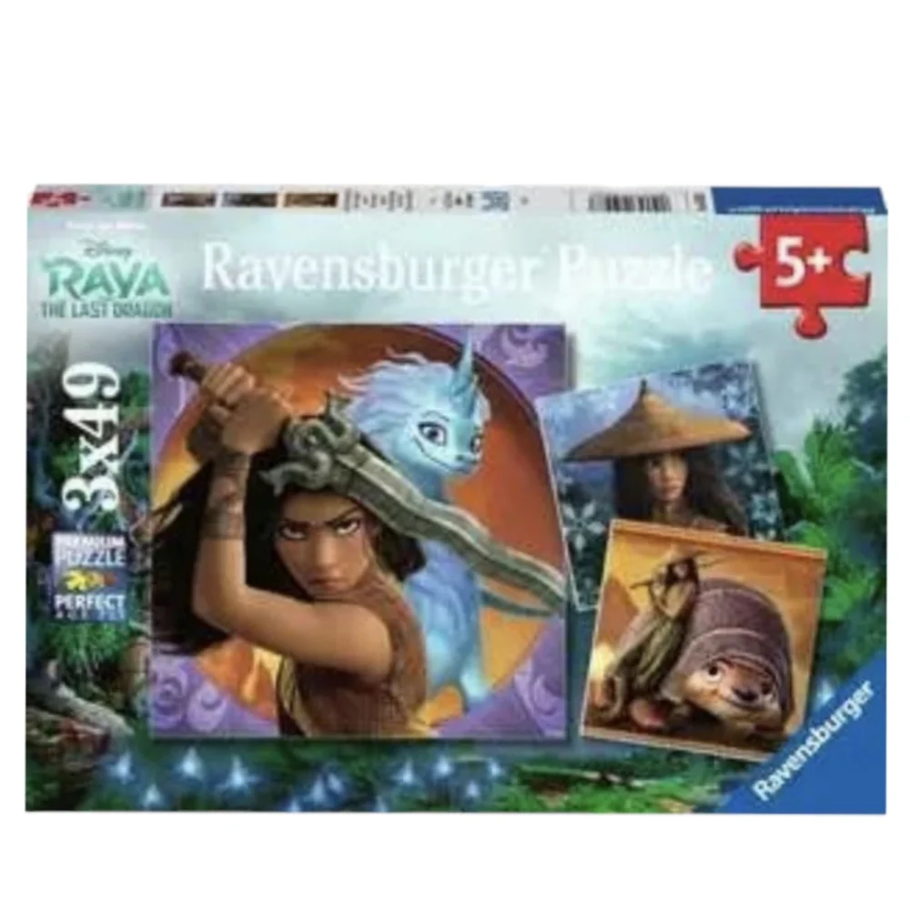 Ravensburger Disney Raya And The Last Dragon 3x49 Puzzle