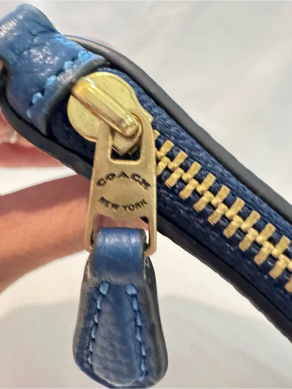 Coach zip top