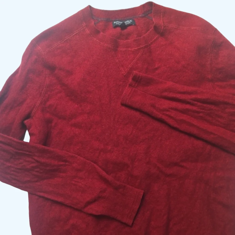 Banana Republic Red Merino Wool Sweater-M