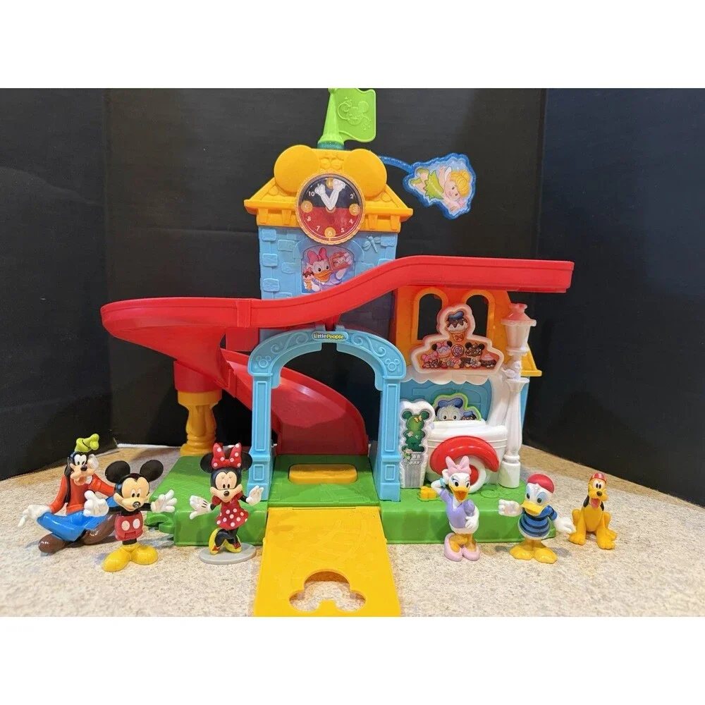 Fisher-Price Little People Magical Day at Disney Playset + 6 Bonus Figures Works