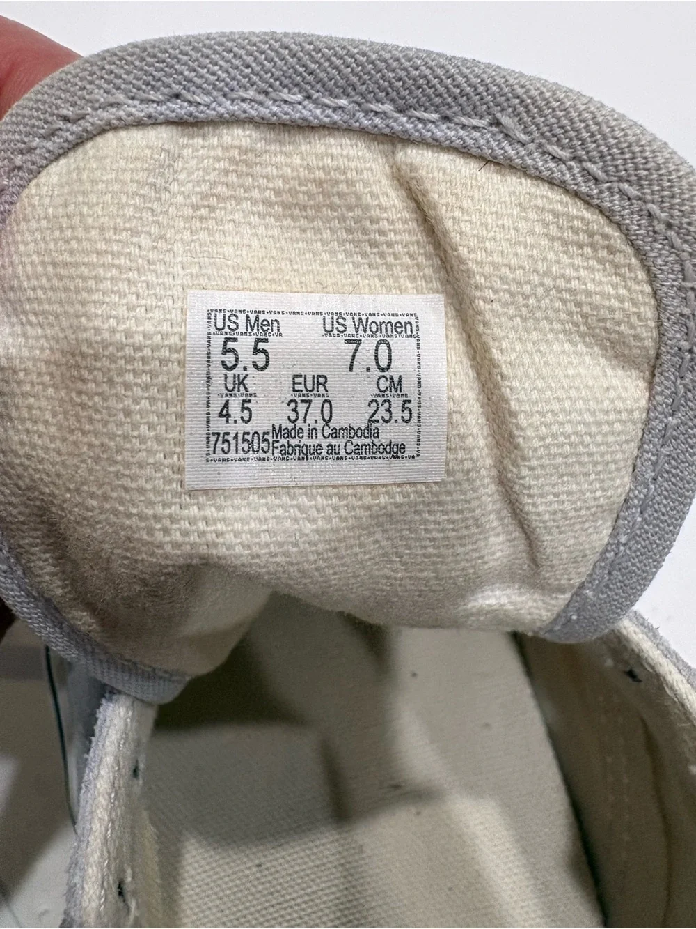 Vans classic old