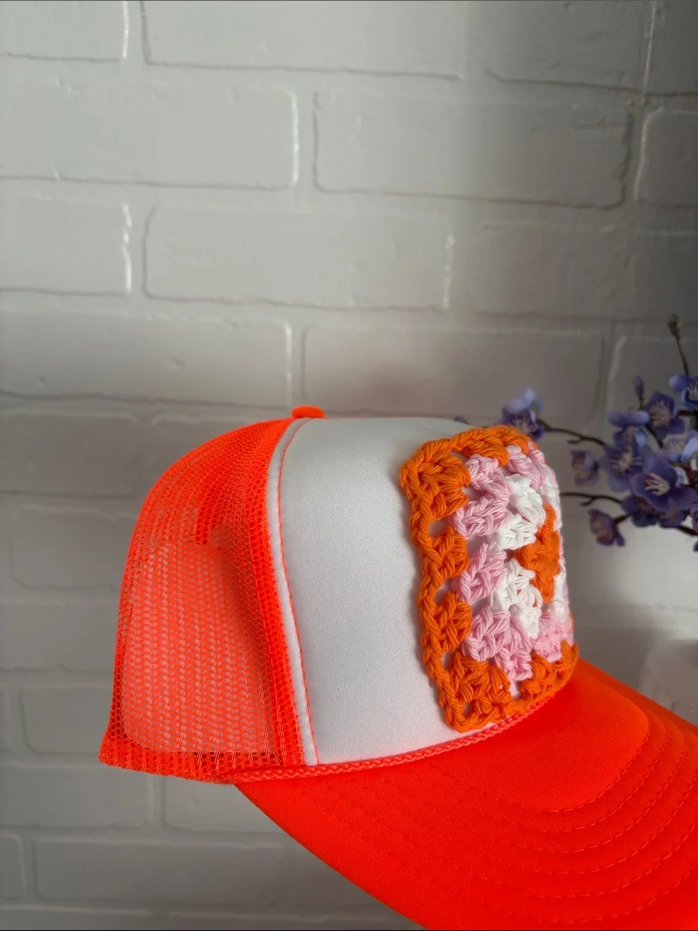 Handmade bright neon
