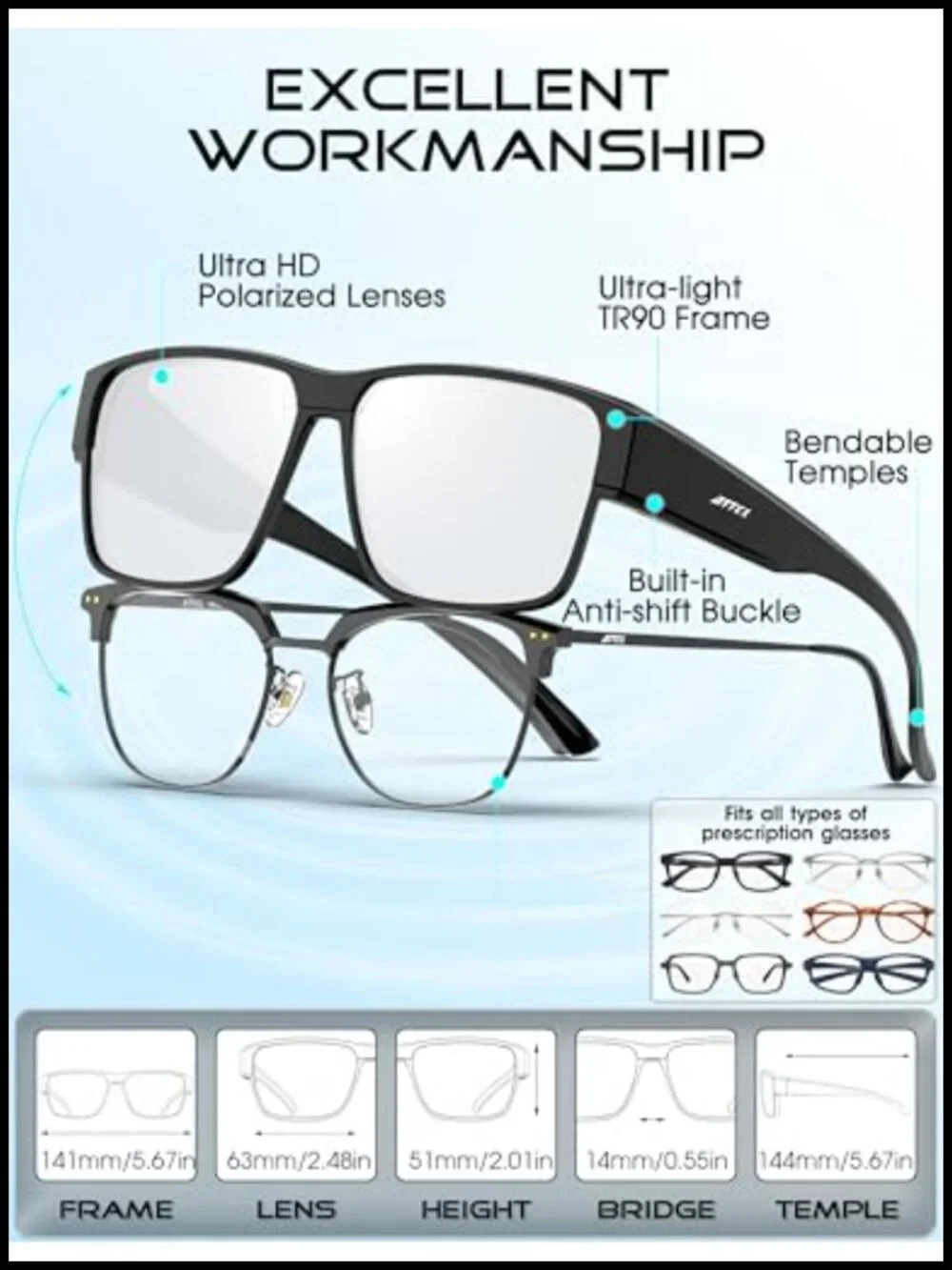 N/A oversized polarized
