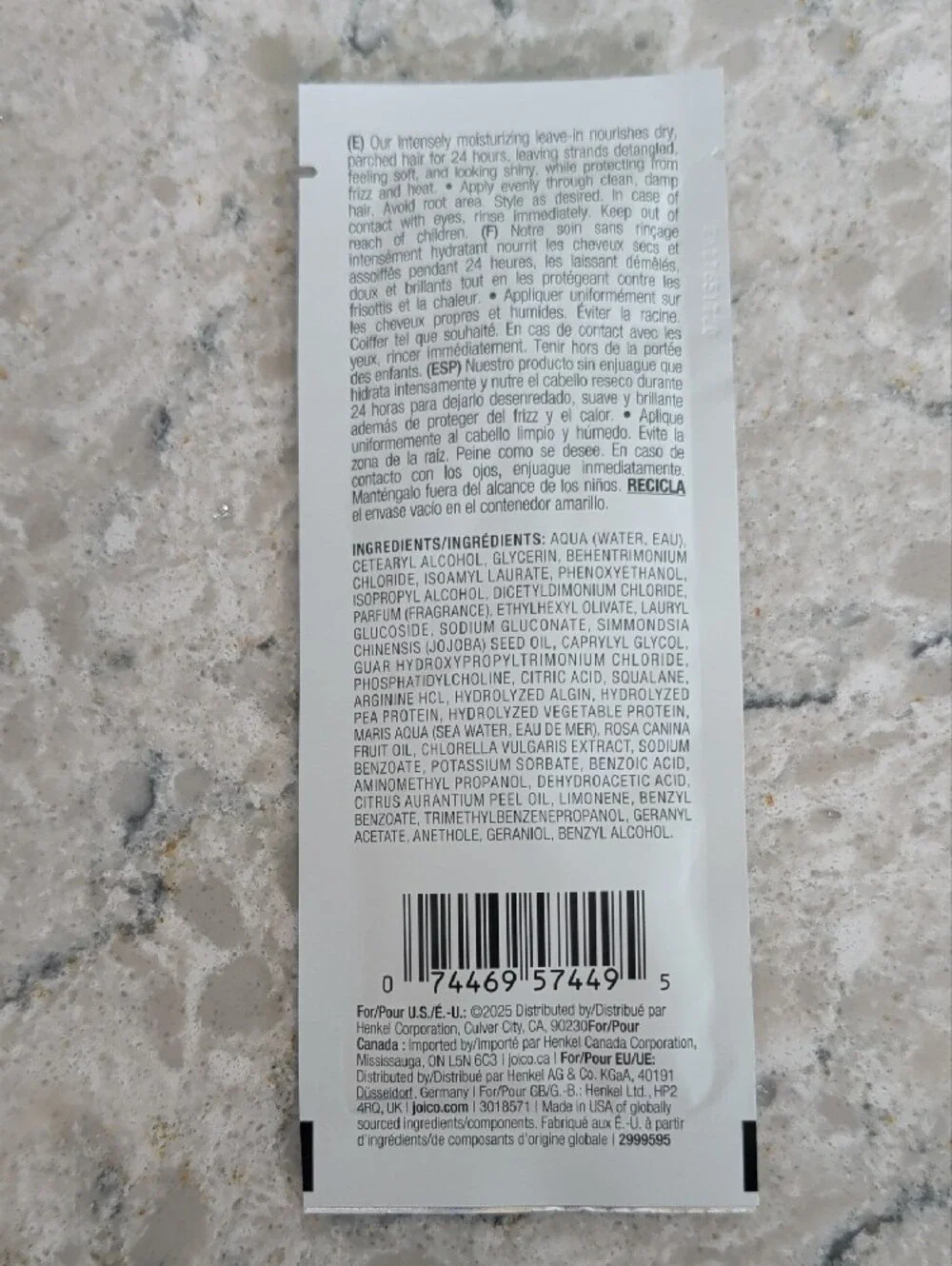 Joico hydrating leave