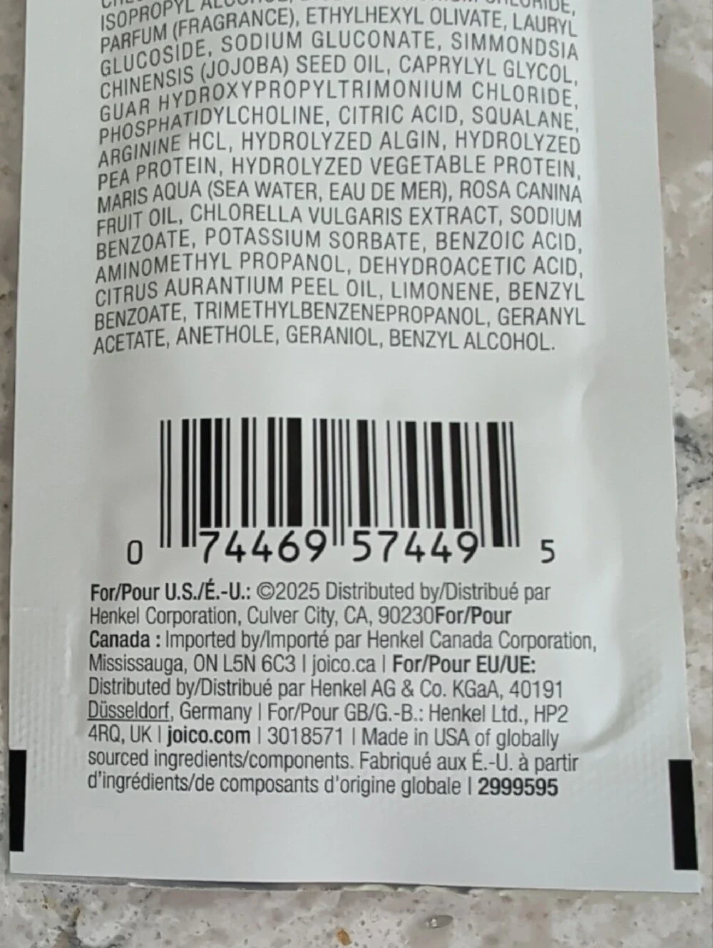 Joico hydrating leave