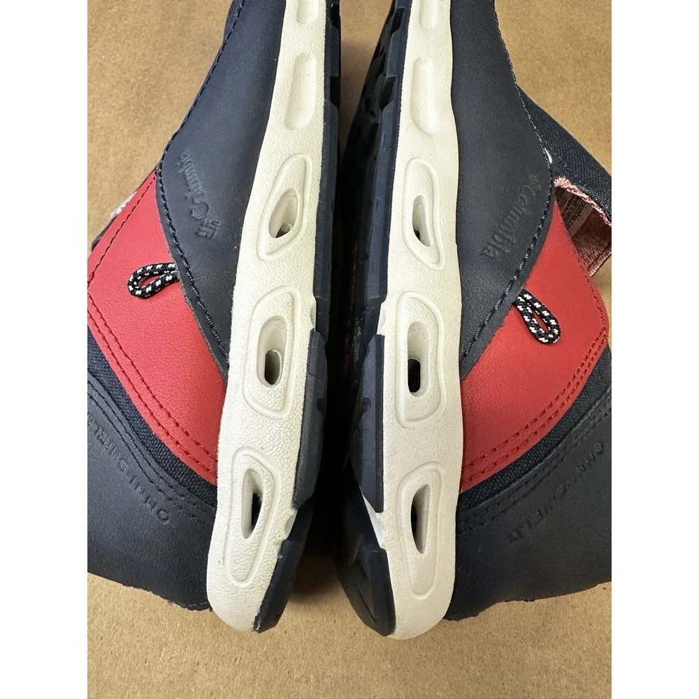 Columbia Bahama Vent PFG Slip On Boat Shoes Mens Size 12 Blue Red BM2663-468