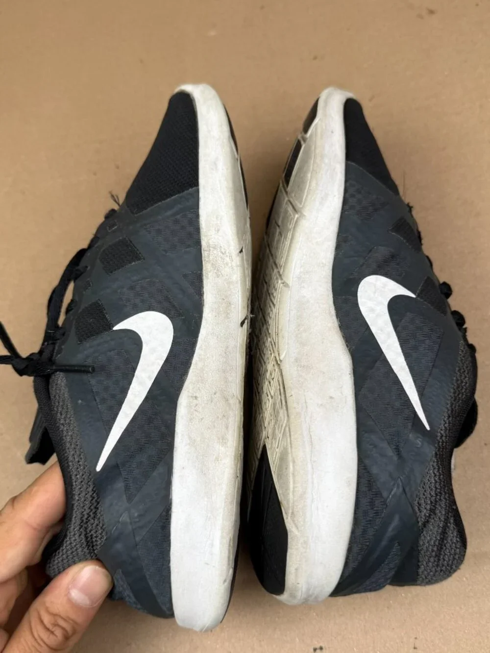 N/A white lunarlon shoes