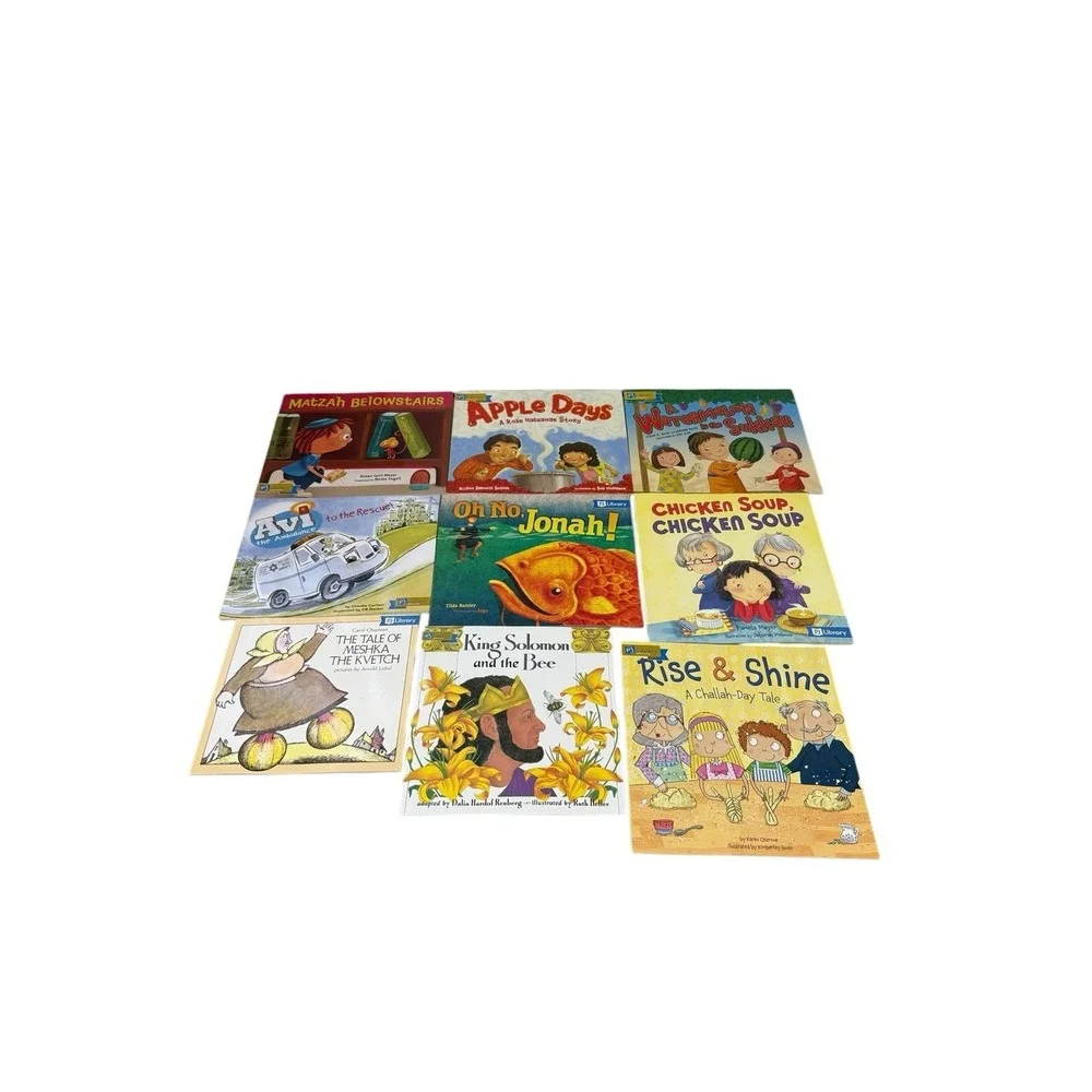 HUGE LOT 38 PJ LIBRARY Children's Books Jewish Shabbat Purim Hanukkah Snow Kids