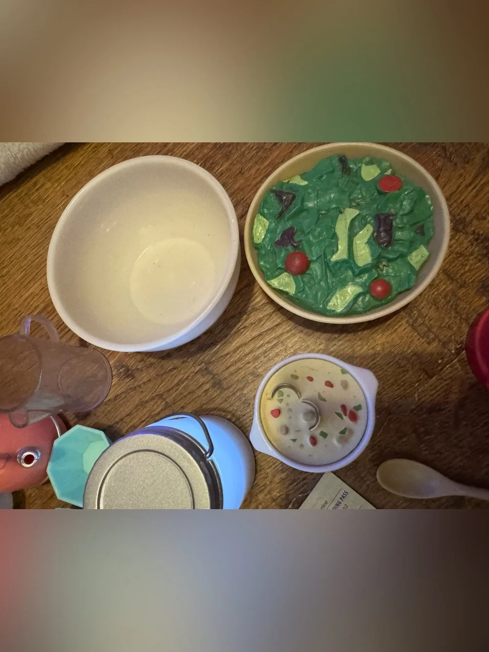 American Girl left dishes