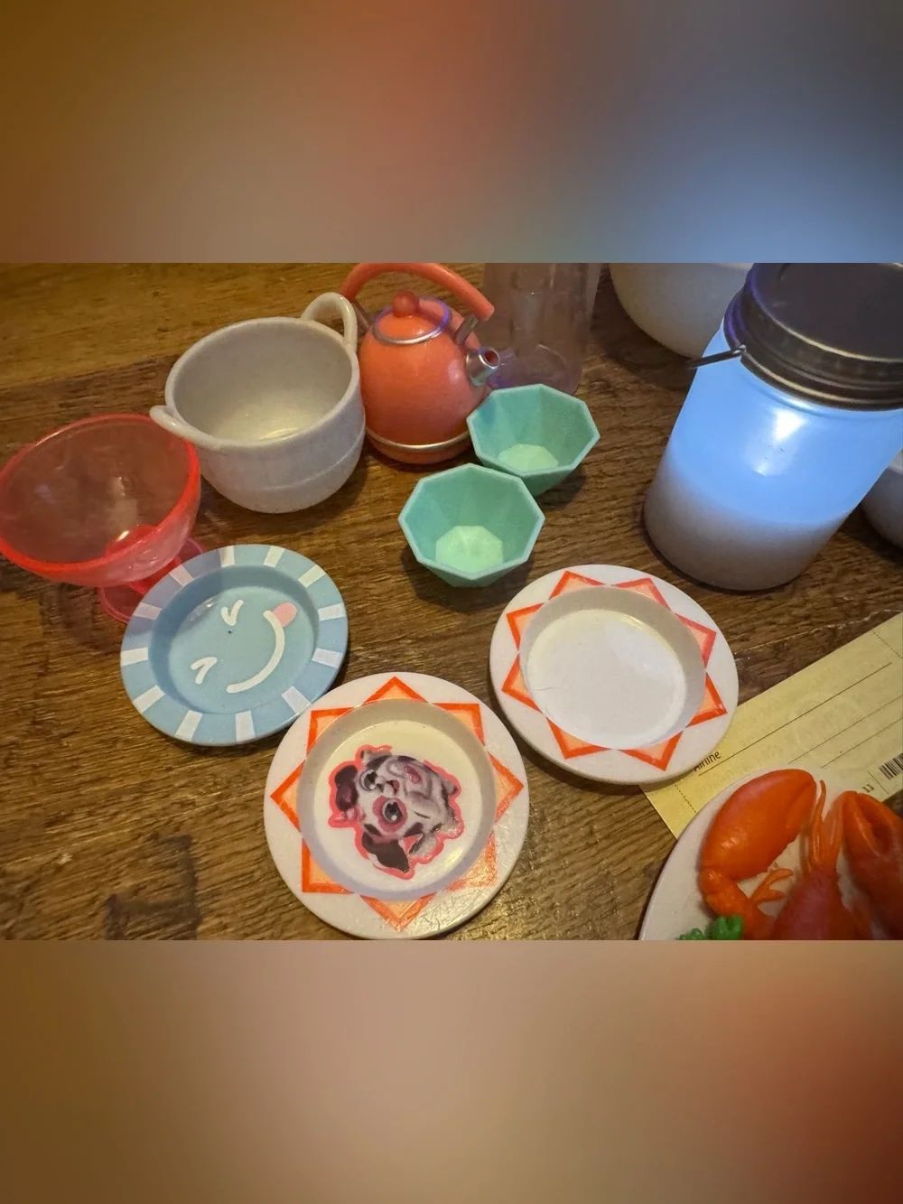 American Girl left dishes