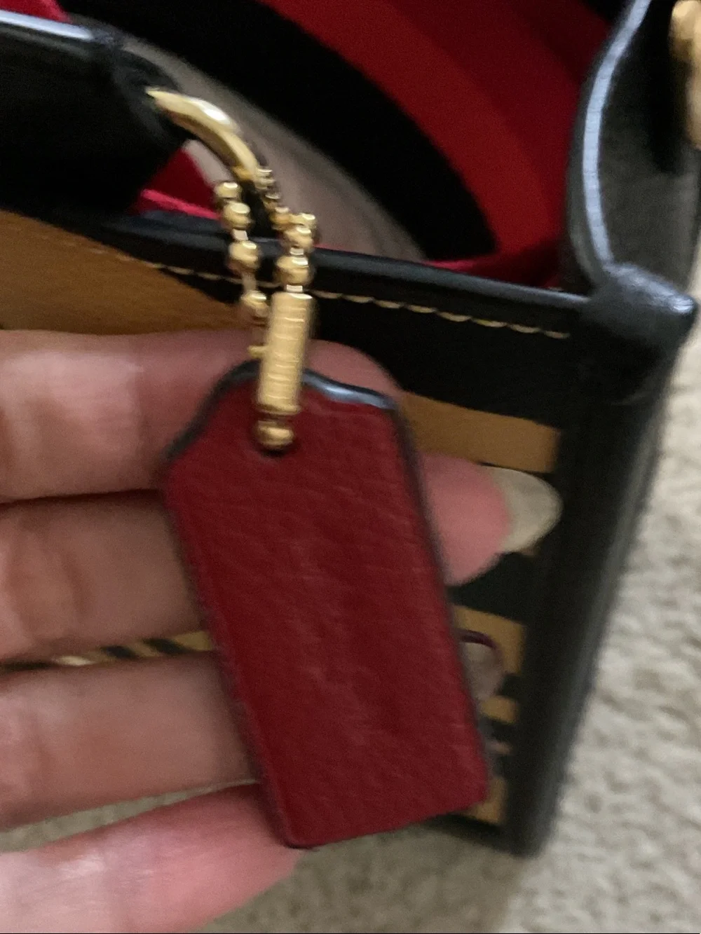 Coach mini satchel