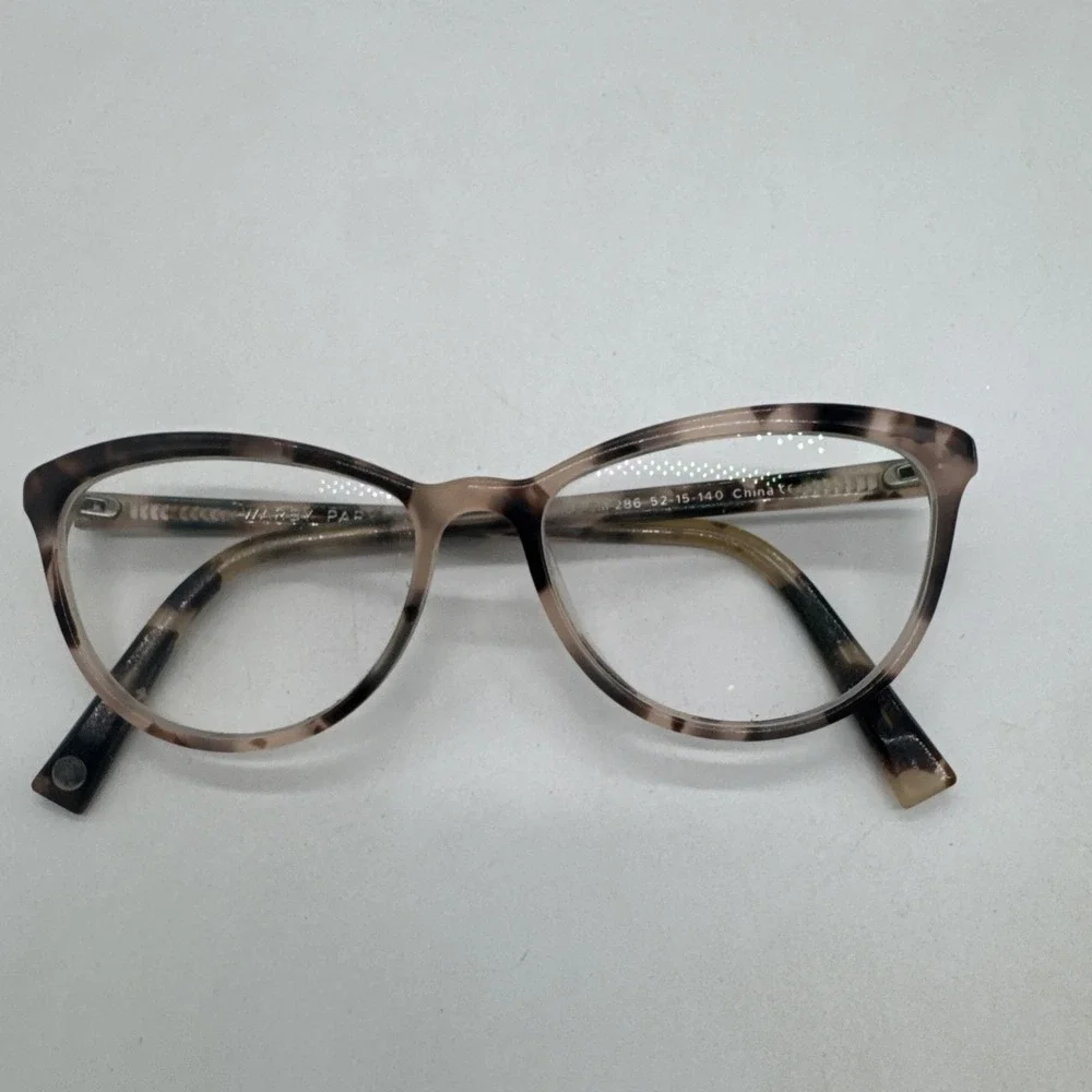 Warby Parker Louise SM 286  Lavender Tortoise Cat Eye Eyeglasses 52-15 140