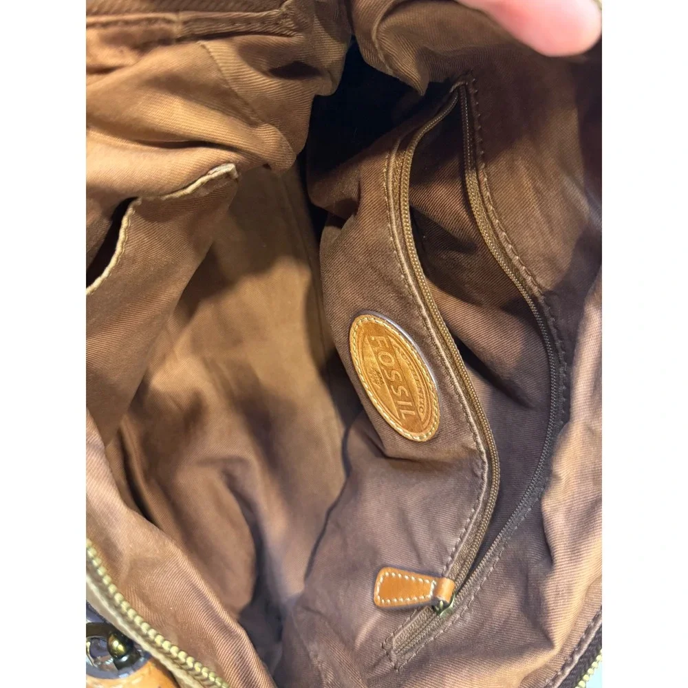 Fossil satchel handbag