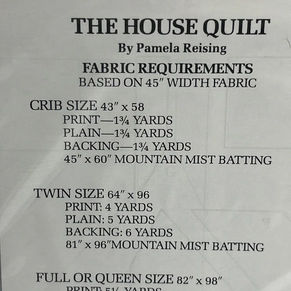Pamela Reising house quilt