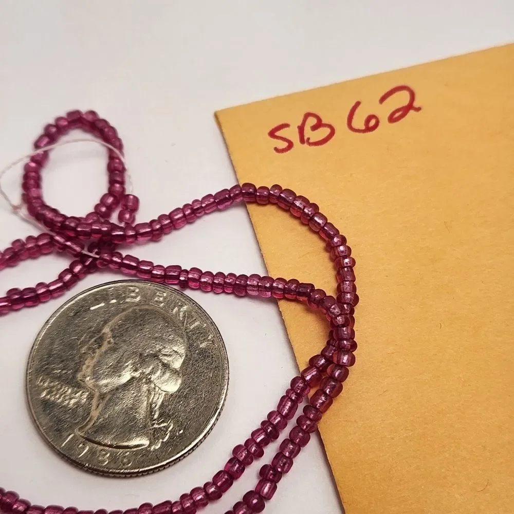 5/$10 Seed Bead 1 Single Strand Seed Beads Jewelry Making Supplies Crafts